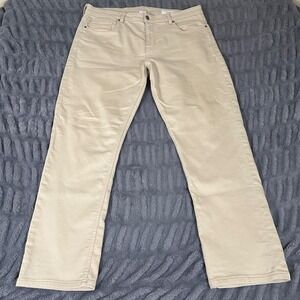 The Perfect Jean NYC Denkhaki Athletic Fit Mens Khaki Jeans 38x30 J09V3DNK Tan